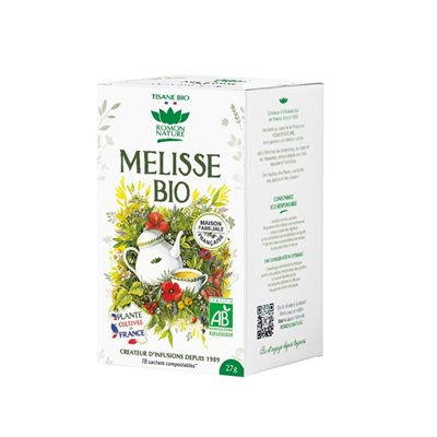 TISANE ROMON MELISSE BIO - lot NO / 207 / 2022 / B / 01