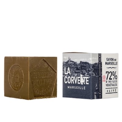 AUTHENTIC MARSEILLE SOAP CUBE 500G BOX - OLIVE