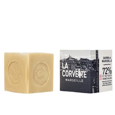 AUTHENTIC MARSEILLE SOAP CUBE 500G BOX - EXTRA PURE